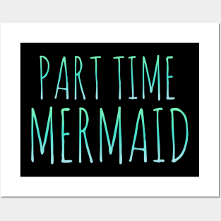 Mermaid t-shirt designs Posters and Art